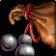 Tasche mit Murmeln